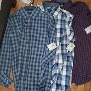Mens size small (34-36) button up shirts 3 for $25 - George brand - NWT